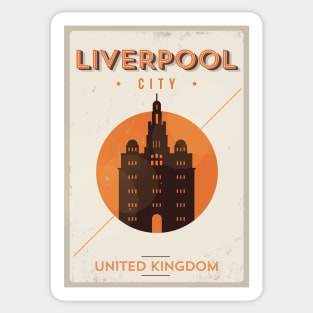 Liverpool Poster Design Sticker